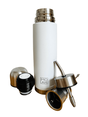 MOAH Buenos Aires Kit 500ml - Stainless Steel Self-refilling Thermo (Mate Autocebante)