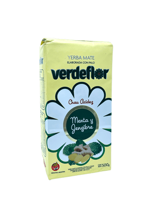 Yerba Mate Verdeflor Mint and Ginger 500g