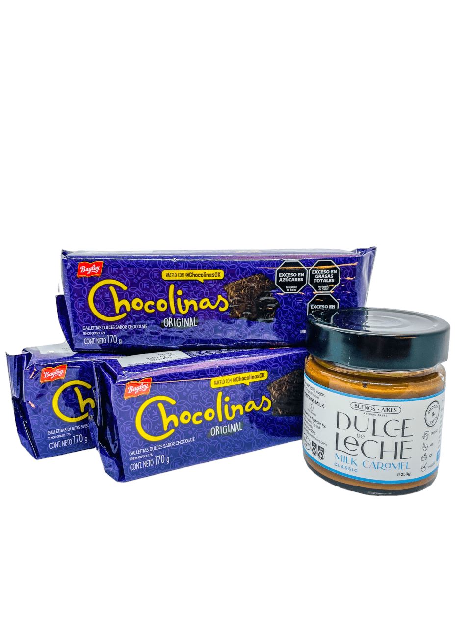 Chocotorta Mini Pack - Chocolinas and Buenos Aires Artisan Dulce de Leche Miscellaneous Hispanic Pantry 