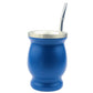 Concavex Mate Gourd and Straw Set (Mate and bombilla) Mates Hispanic Pantry Blue 