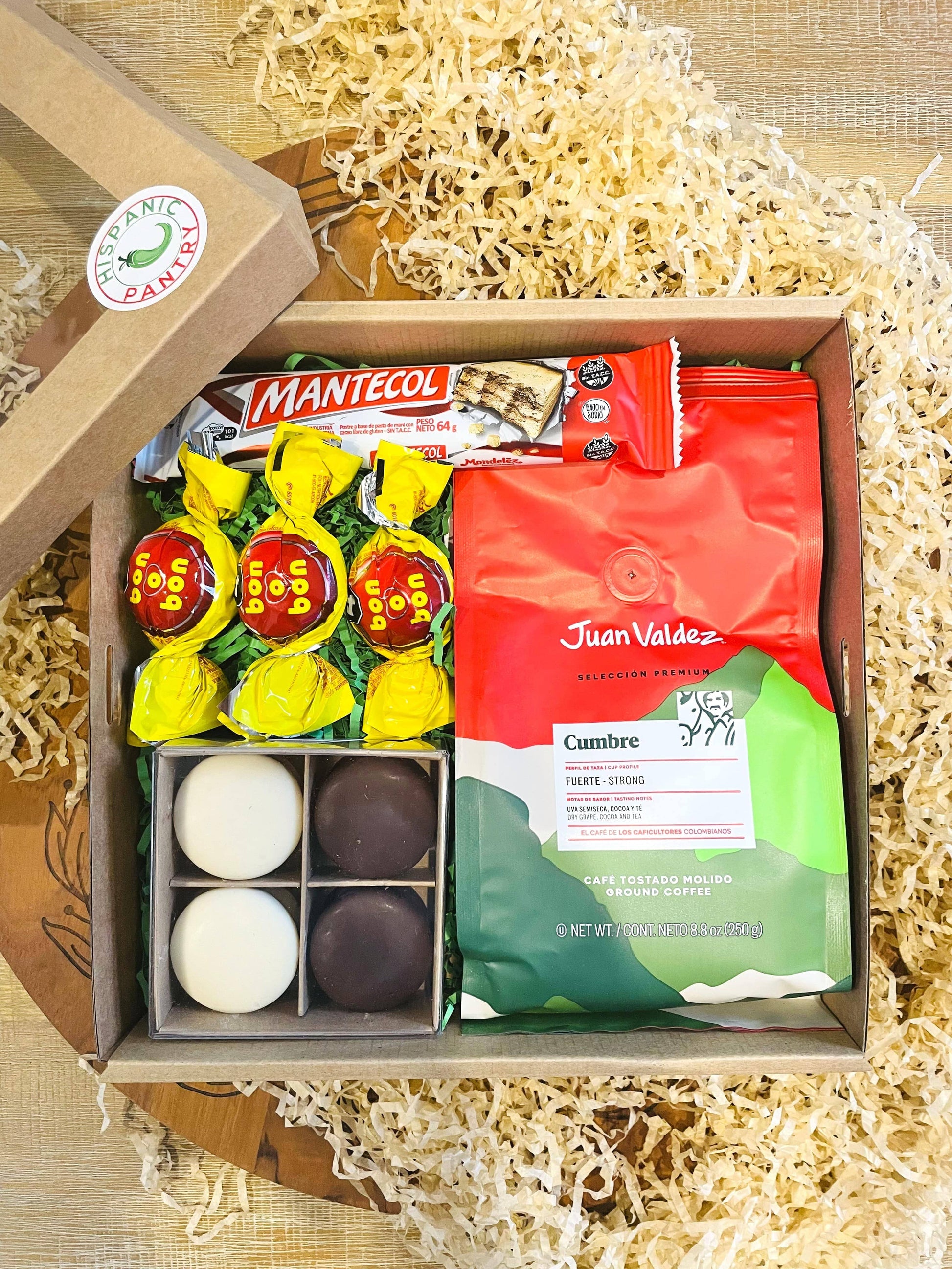 Juan Valdez Colombian Coffee and Sweets Hamper - Cumbre Premium Ground Hampers Hispanic Pantry 