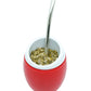 Nelo Mate Gourd with Self-extracting Straw (Mate and Bombilla) Mates Hispanic Pantry 