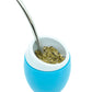 Nelo Mate Gourd with Self-extracting Straw (Mate and Bombilla) Mates Hispanic Pantry 