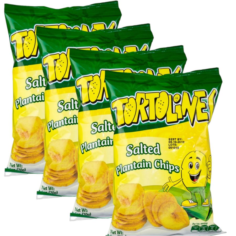 Tortolines Salted Plantain Chips 70g Miscellaneous Hispanic Pantry 