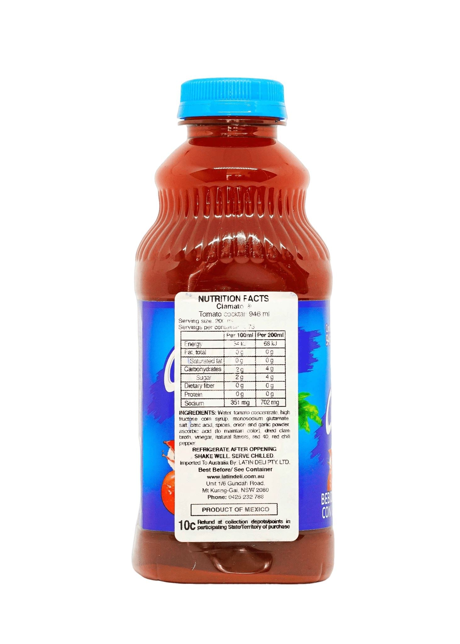 Clamato Tomato Juice 473ml 946ml