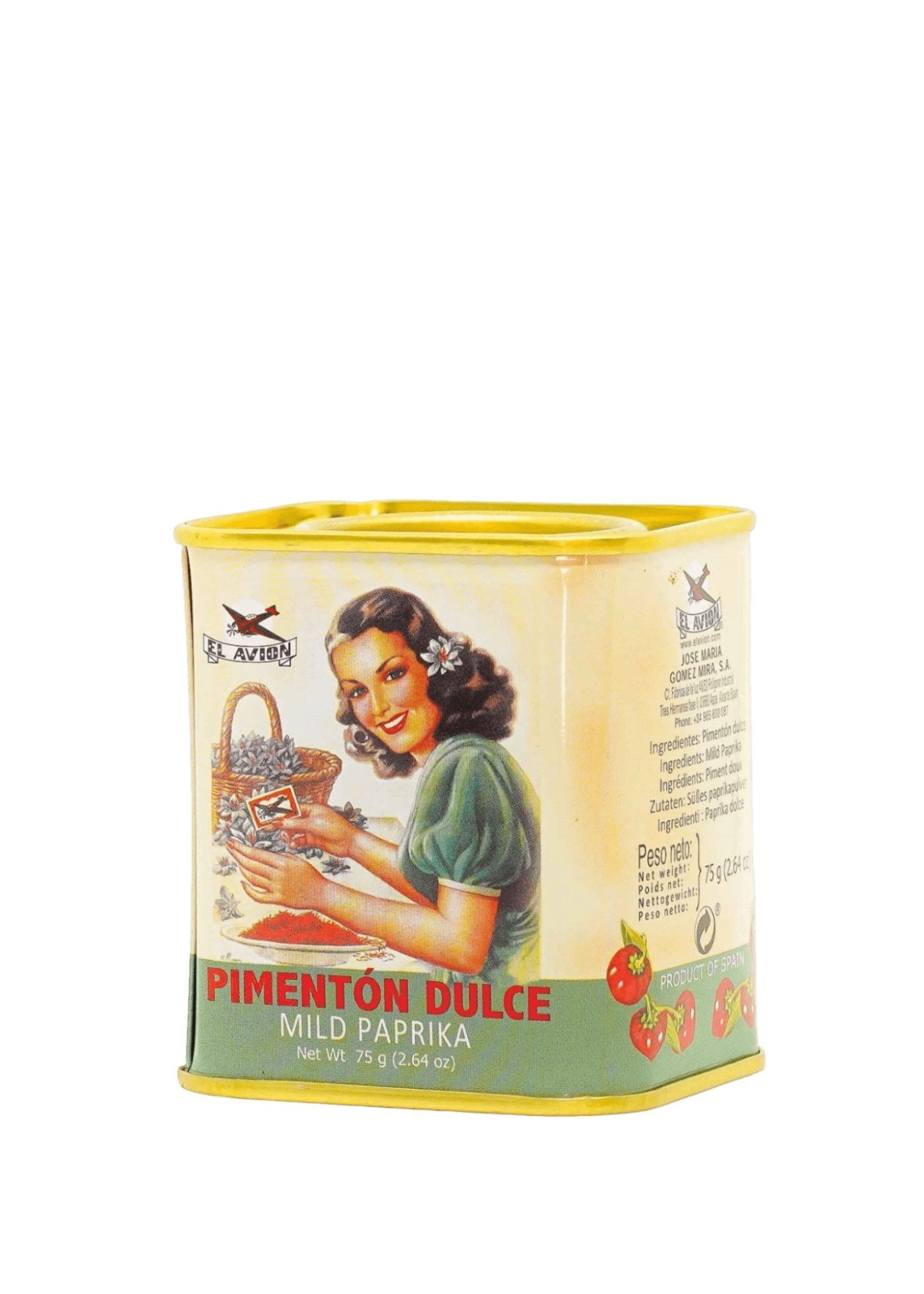 El Avion Sweet Mild Paprika (Pimenton) 75g Seasoning El Avion 