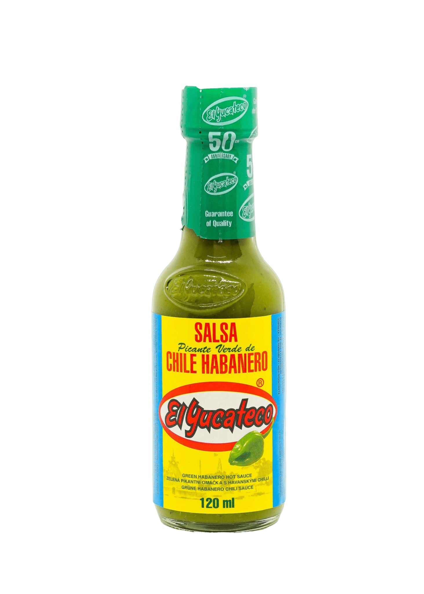 El Yucateco Habanero Green Hot Sauce 120ml Sauces El Yucateco 