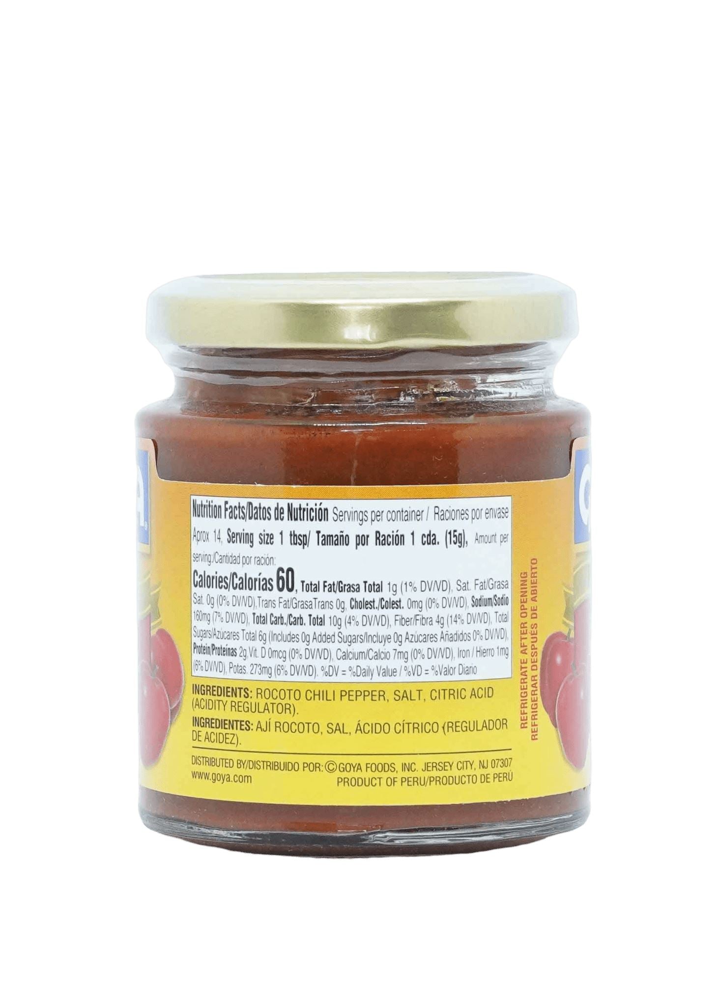 Goya Rocoto Pepper Paste 212g Chillies Goya 