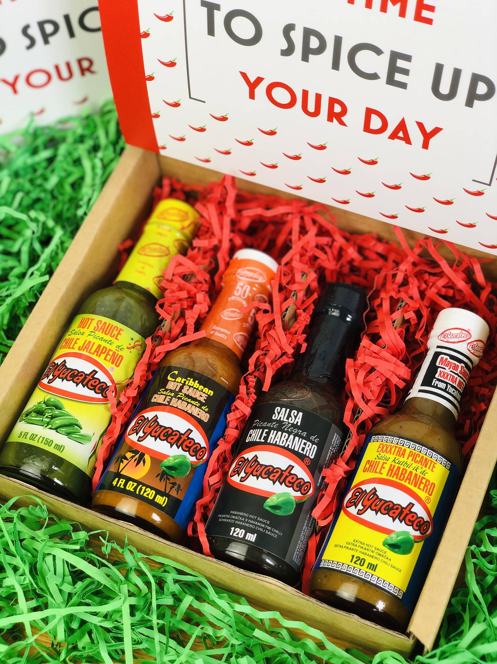 Mexican Hot Sauces Gift Packs - El Yucateco Hampers Hispanic Pantry El Yucateco Mix 