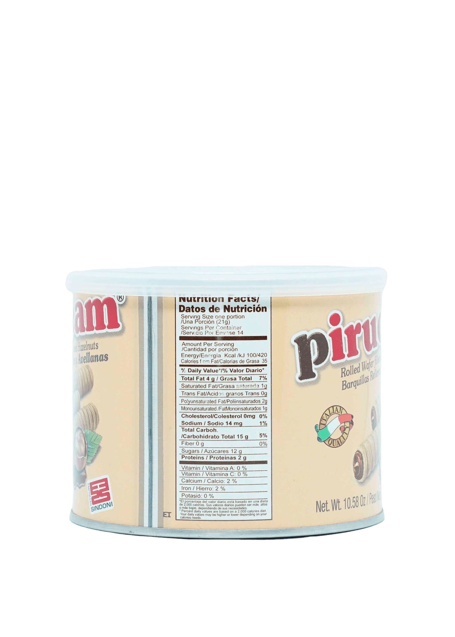 Pirucream Rolled Wafer 155g / 300g Miscellaneous Sindoni Group 