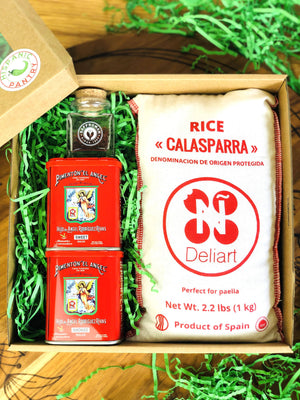 Spanish Paella Hamper - Calasparra Rice, Saffron & Paprika Hampers Hispanic Pantry 