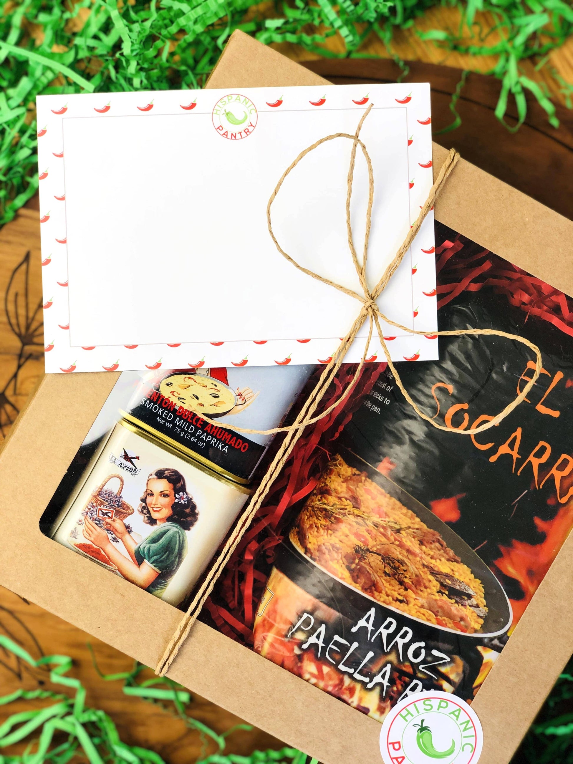 Spanish Paella Hamper - El Socarrat Paella Rice, Saffron & Paprika Hampers Hispanic Pantry 