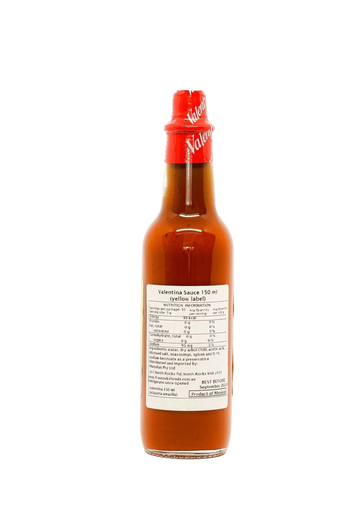 Valentina Hot Sauce - Yellow Label 150ml / 370ml / 1L Sauces Tamazula Group 